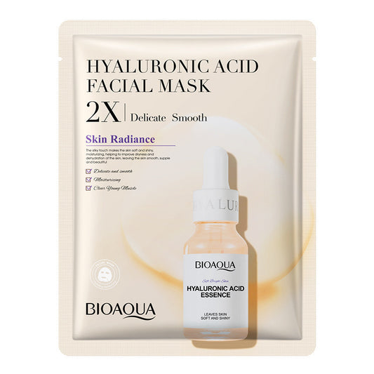 Collagen Face Mask | Moisturizing & Firming Sheet Mask with Hyaluronic Acid for Glowing Skin