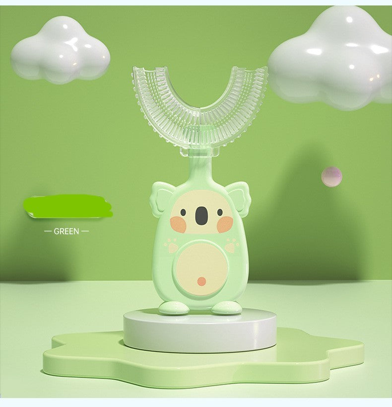 Baby Toothbrush | U-Shaped Silicone Toothbrush for Kids & Toddlers – Gentle Oral Care