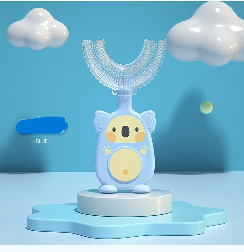 Baby Toothbrush | U-Shaped Silicone Toothbrush for Kids & Toddlers – Gentle Oral Care