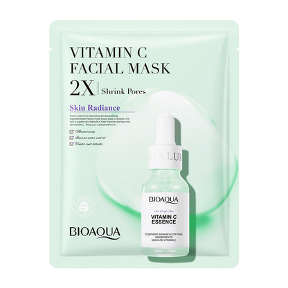 Collagen Face Mask | Moisturizing & Firming Sheet Mask with Hyaluronic Acid for Glowing Skin