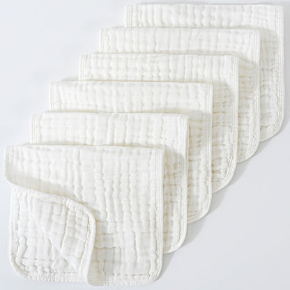 Muslin Burp Cloths – Extra Large 100% Cotton 25×50 cm – Absorbent Newborn Baby Burping Cloths